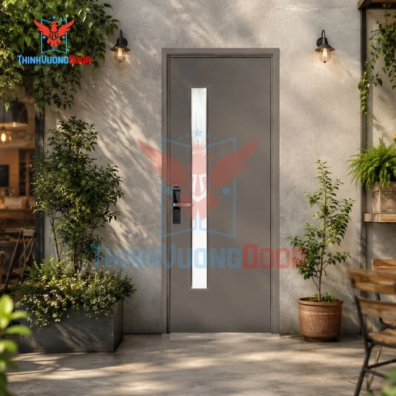 Cửa thép chống cháy P1G1 Xám