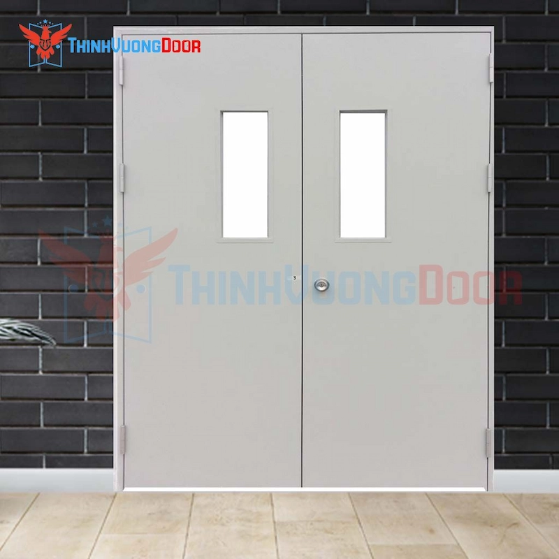 Cửa thép chống cháy 2PG2 khóa cóc