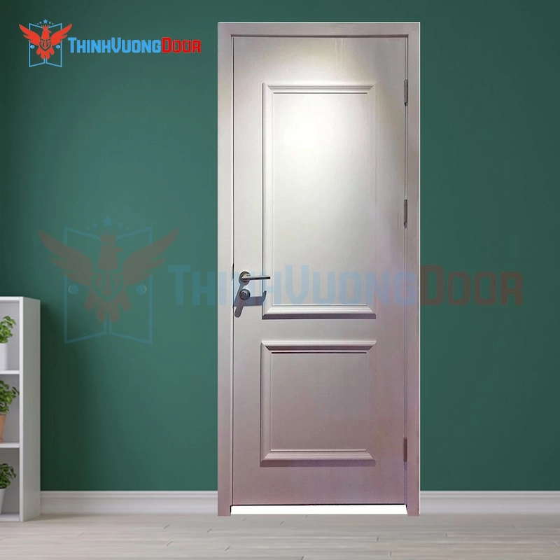 Mẫu cửa Composite SungYu cao cấp 2PN trắng
