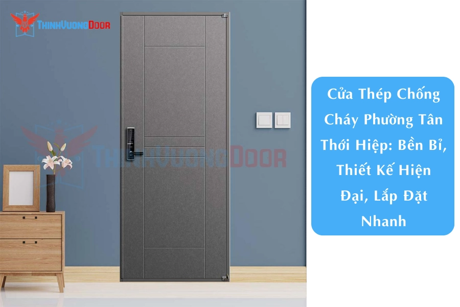 Cửa Thép Chống Cháy Phường Tân Thới Hiệp: Bền Bỉ, Thiết Kế Hiện Đại, Lắp Đặt Nhanh