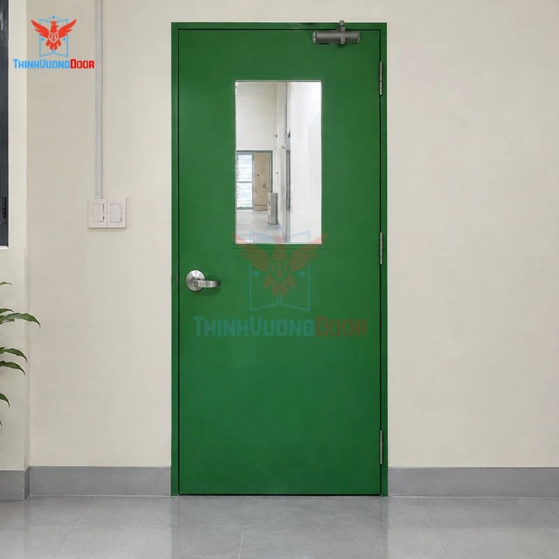 Cửa thép chống cháy P1G1 thoát hiểm có khóa