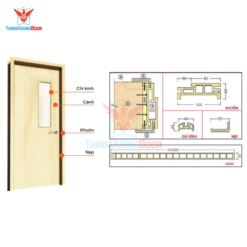 Cửa nhựa Composite phường Long Trường