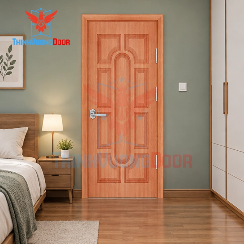 Mua cửa HDF Veneer SGD 019 tại Thịnh Vượng Door có gì đảm bảo