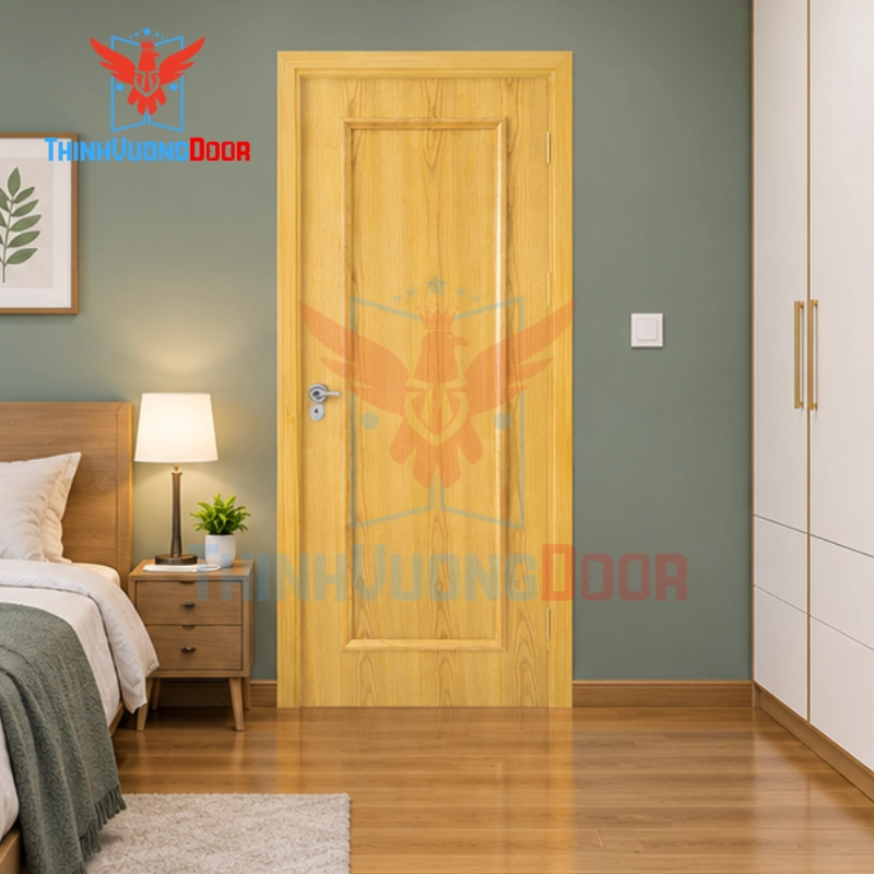 Mua cửa HDF Veneer 1B Sồi tại Thịnh Vượng Door