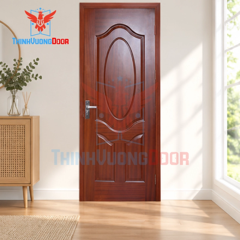 Ứng dụng thực tế: Cửa HDF Veneer 3A Căm Xe phù hợp với không gian nào