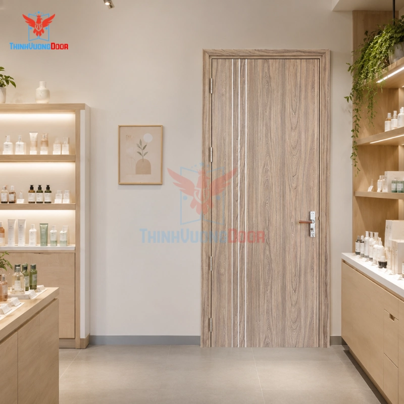 Cửa gỗ công nghiệp MDF Laminate P1R3 Cửa gỗ công nghiệp MDF Laminate P1R3