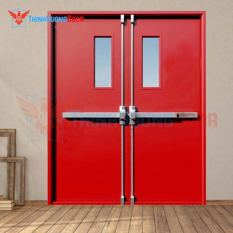 Cửa chống cháy thép 2P1R2G2