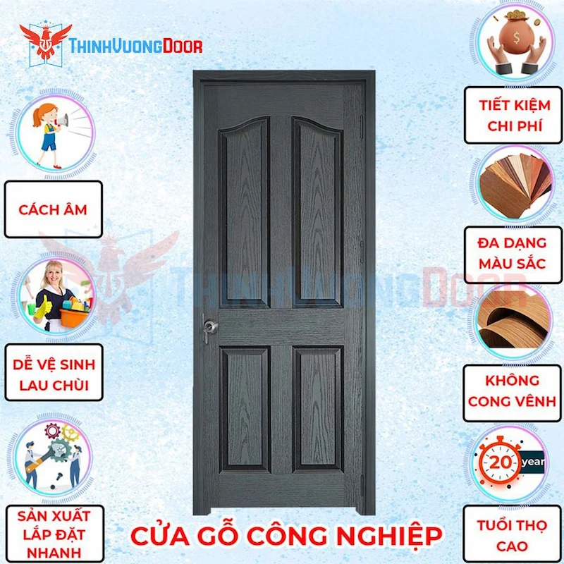 Cửa HDF 4A – C14 Cửa HDF 4A – C14
