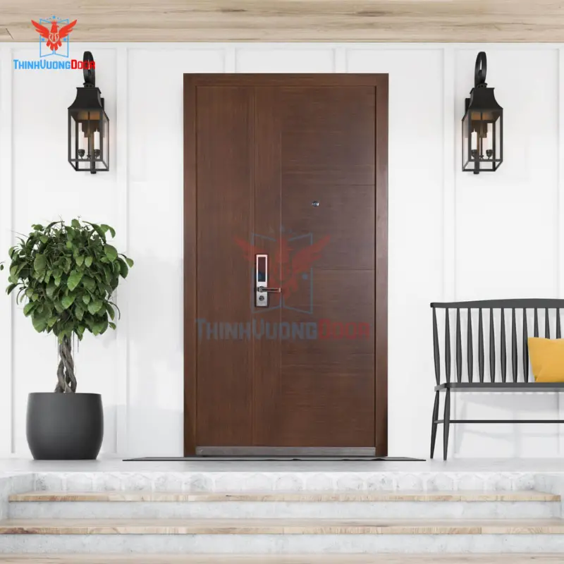 Các mẫu cửa gỗ 2 cánh lệch độc đáo khác