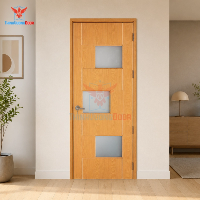 Cửa gỗ công nghiệp MDF Laminate P103 Cửa gỗ công nghiệp MDF Laminate P103