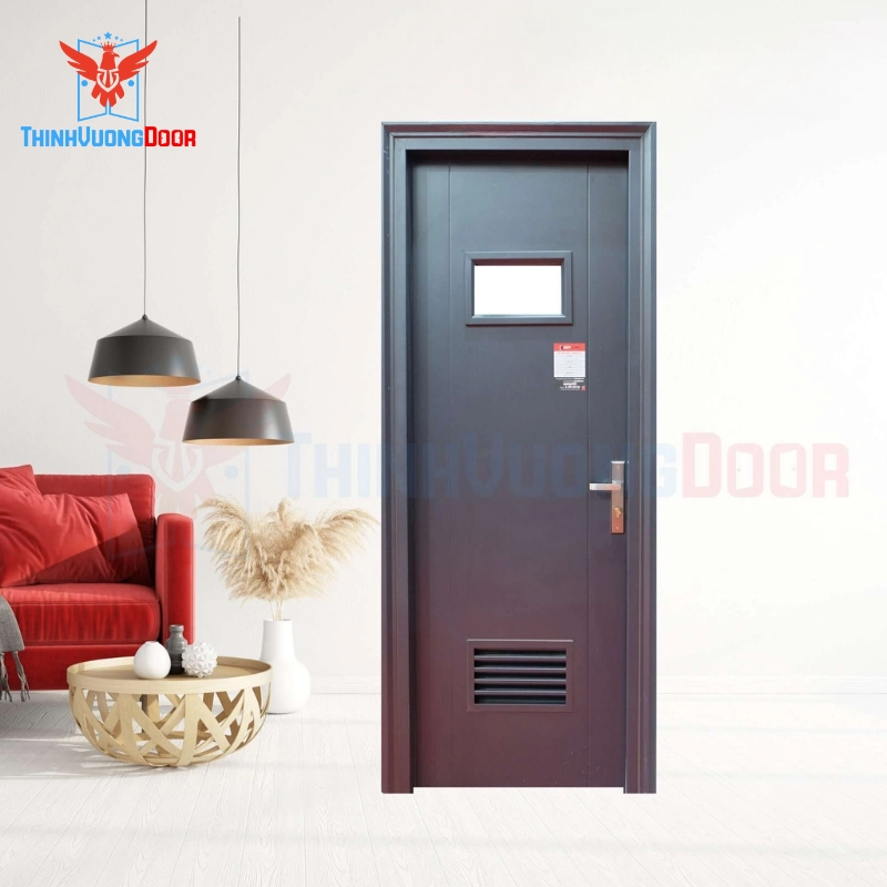 Cửa thép vân gỗ chống cháy cánh đơn CDA020