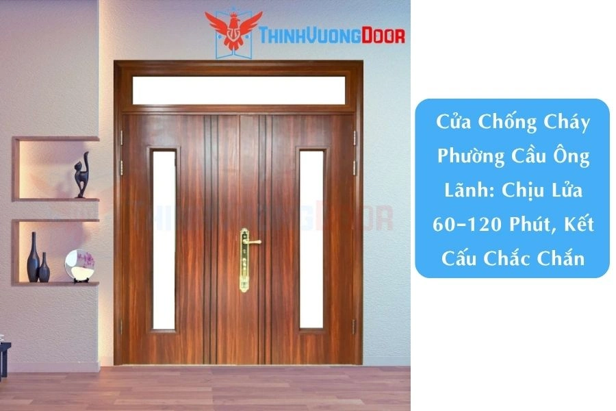 Cửa Chống Cháy Phường Cầu Ông Lãnh: Chịu Lửa 60–120 Phút, Kết Cấu Chắc Chắn