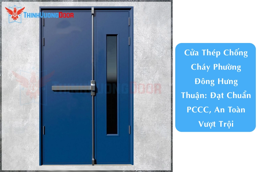 Cửa Thép Chống Cháy Phường Đông Hưng Thuận: Đạt Chuẩn PCCC, An Toàn Vượt Trội