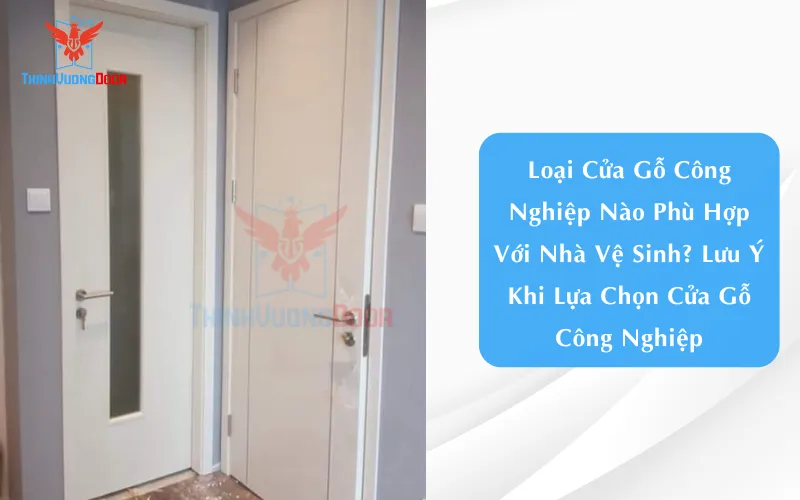 Loại Cửa Gỗ Công Nghiệp Nào Phù Hợp Với Nhà Vệ Sinh? Lưu Ý Khi Lựa Chọn Cửa Gỗ Công Nghiệp