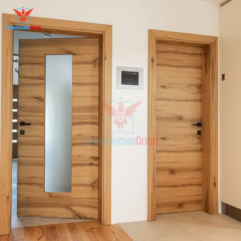 Lựa chọn mẫu cửa gỗ kết hợp kính cường lực theo phong cách kiến trúc