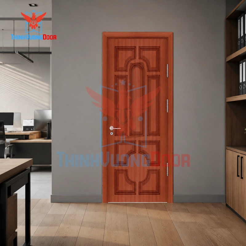 cửa gỗ công nghiệp HDF VENEER 018 teak