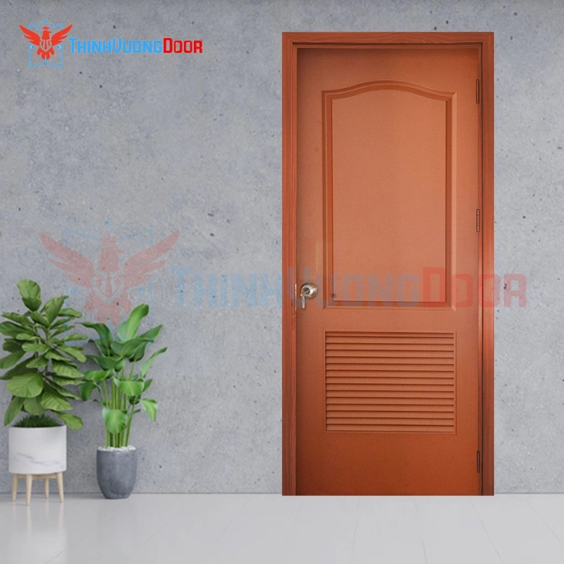 Cấu tạo 2 lớp của cửa HDF 2L-C10: Bản chất quyết định độ ổn định