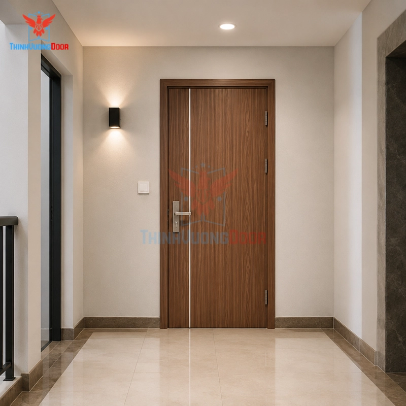 Cửa Gỗ MDF Laminate P1R1 Cửa Gỗ MDF Laminate P1R1
