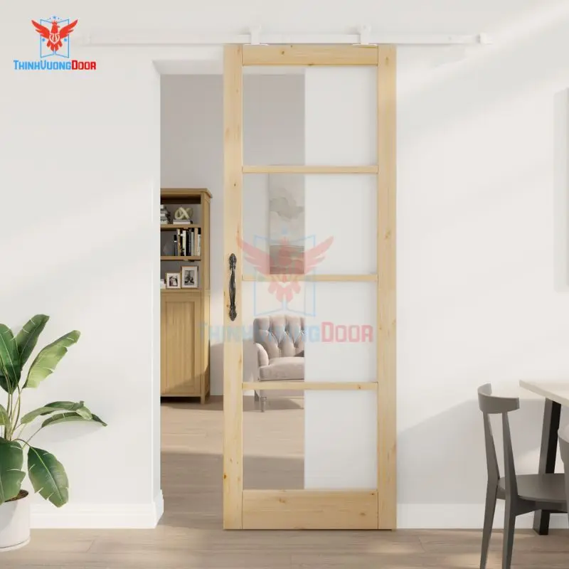 cửa gỗ lùa 1 cánh