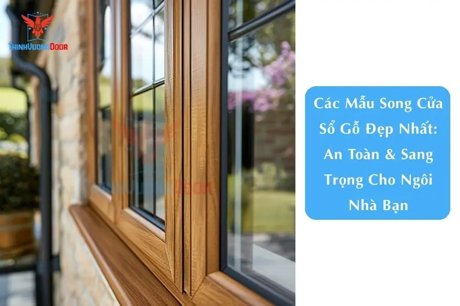 Các Mẫu Song Cửa Sổ Gỗ Đẹp Nhất: An Toàn & Sang Trọng Cho Ngôi Nhà Bạn