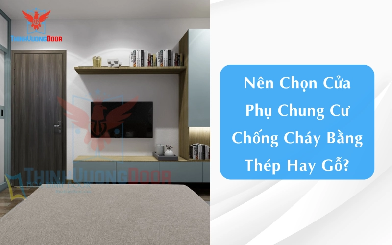 Nên Chọn Cửa Phụ Chung Cư Chống Cháy Bằng Thép Hay Gỗ?