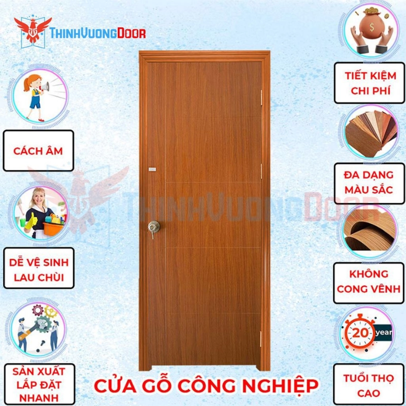 Bóc tách cấu tạo 4 lớp thực dụng của cửa gỗ Hàn Quốc P1R4