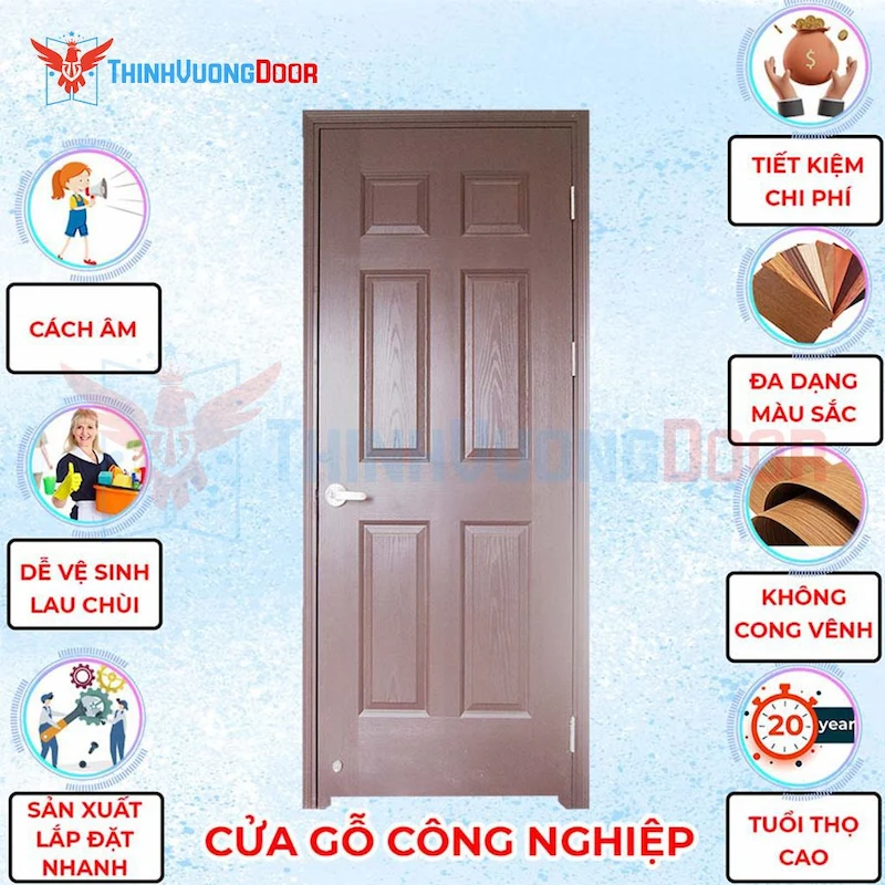 cửa HDF 6A C10 cửa HDF 6A C10