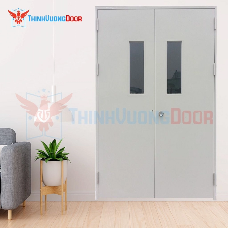 cửa chống cháy 2 cánh