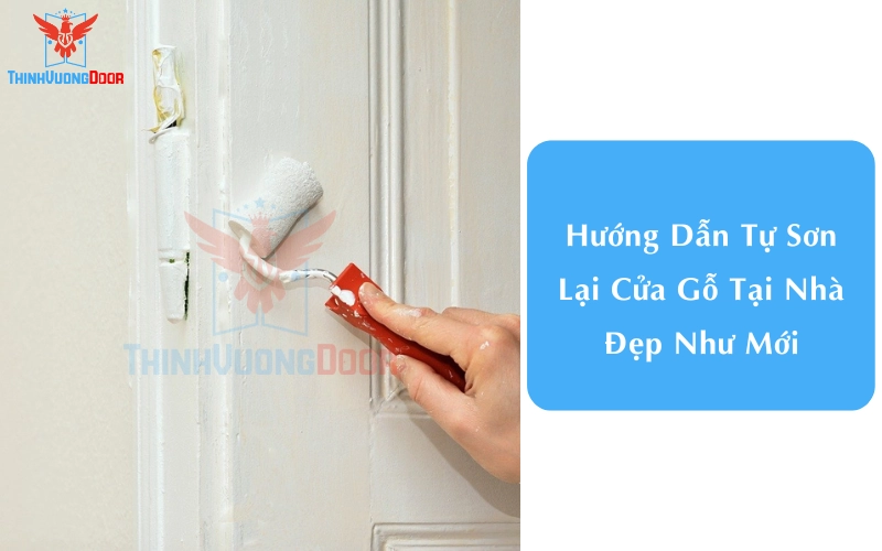 Hướng Dẫn Tự Sơn Lại Cửa Gỗ Tại Nhà Đẹp Như Mới