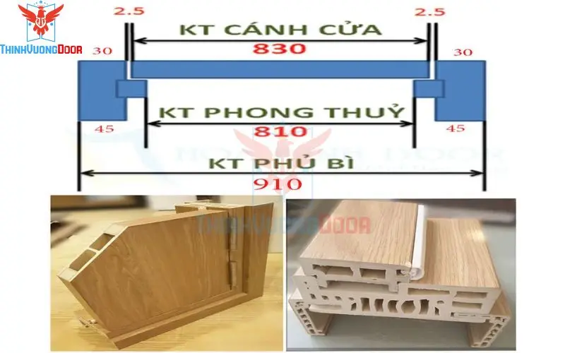 khung bao cửa nhựa composite