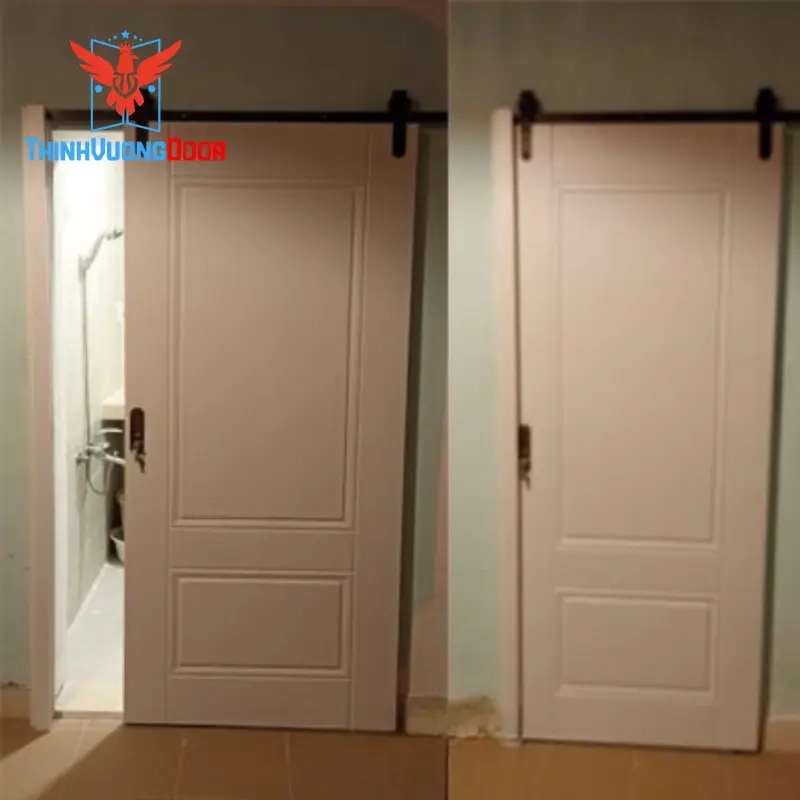 Các mẫu cửa nhựa composite 2 cánh đẹp và phổ biến hiện nay