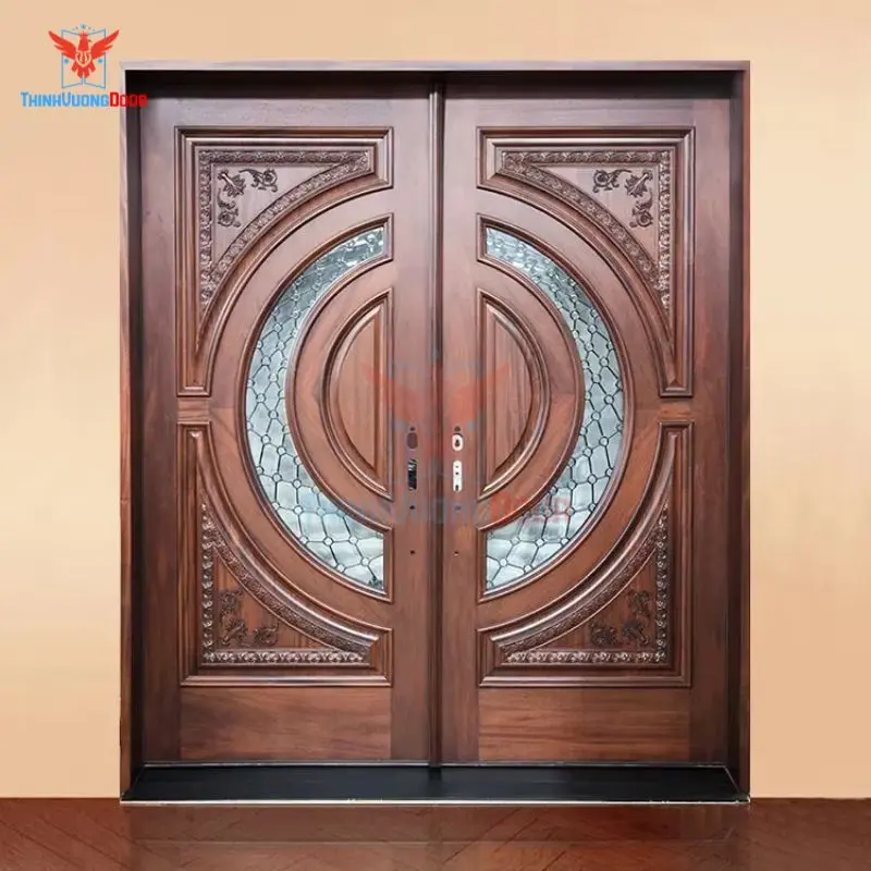 cửa gỗ chạm khắc đẹp