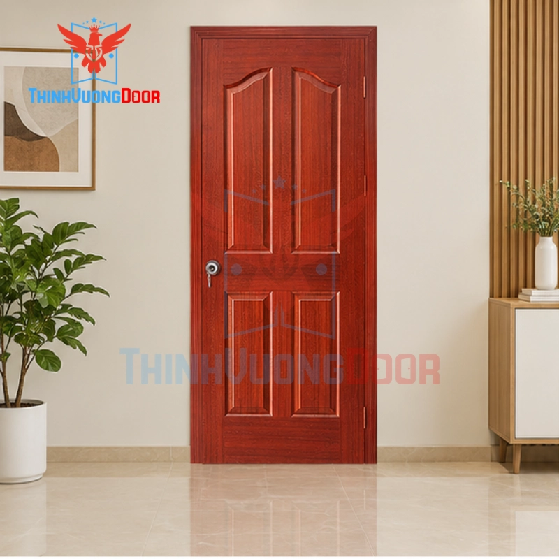 Báo giá cửa gỗ HDF Veneer Căm Xe 4A và các yếu tố ảnh hưởng