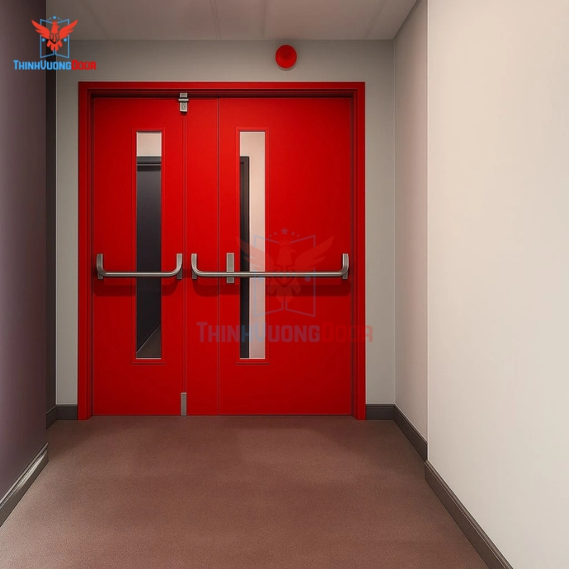 Ứng dụng của cửa chống cháy trong xây dựng tại phường Tây Thạnh