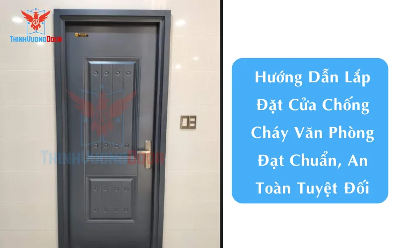 Hướng Dẫn Lắp Đặt Cửa Chống Cháy Văn Phòng Đạt Chuẩn, An Toàn Tuyệt Đối