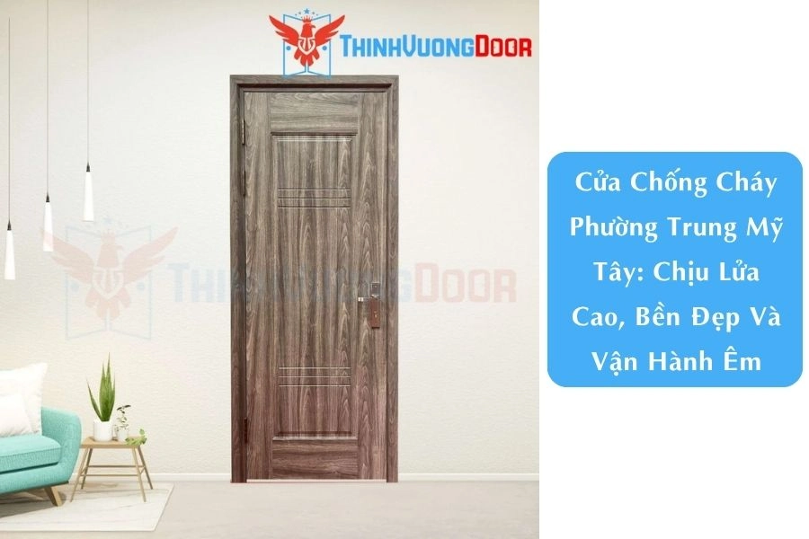 Cửa Chống Cháy Phường Trung Mỹ Tây: Chịu Lửa Cao, Bền Đẹp Và Vận Hành Êm