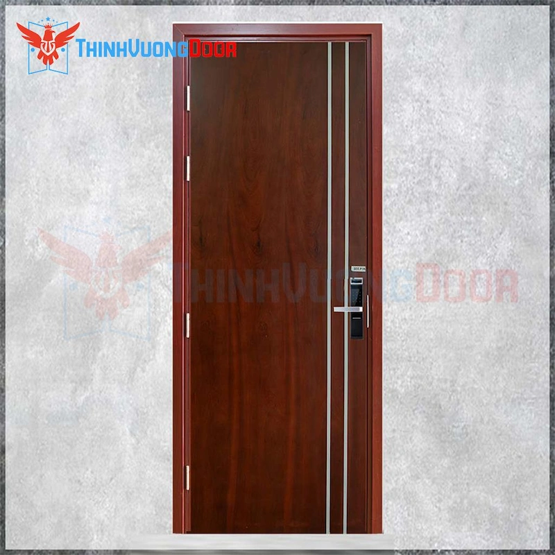 Cửa Gỗ Chống Cháy MDF Veneer P1R2 Cam xe