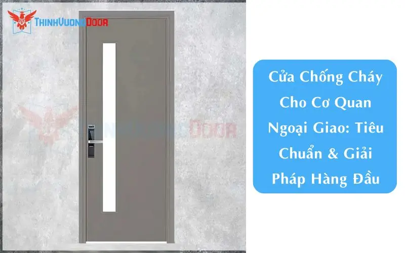 Cửa Chống Cháy Cho Cơ Quan Ngoại Giao: Tiêu Chuẩn & Giải Pháp Hàng Đầu