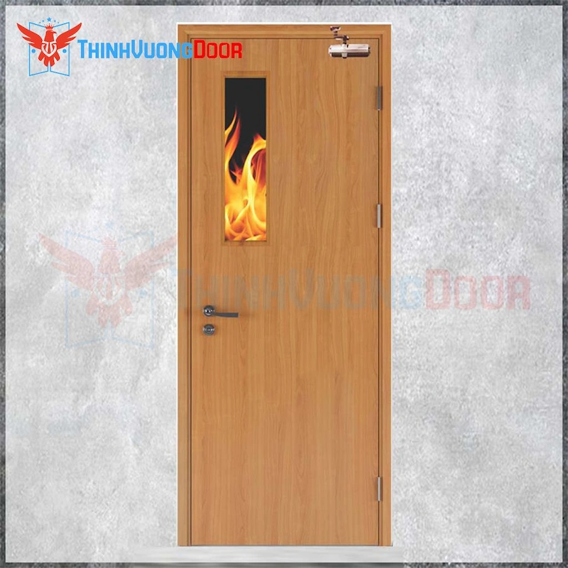 Cửa Gỗ Chống Cháy SGD GCC-P1G1 Cửa Gỗ Chống Cháy SGD GCC-P1G1
