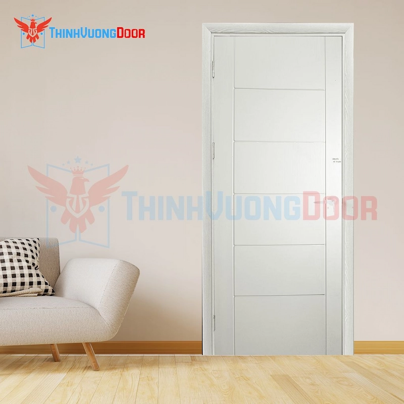 Mẫu cửa nhựa ABS hiện đại trơn màu