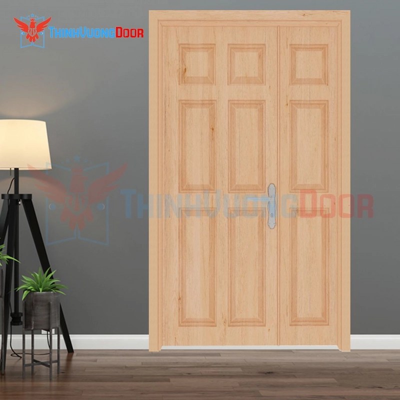 cửa HDF VENEER 2 canh 9A Oak cửa HDF VENEER 2 canh 9A Oak