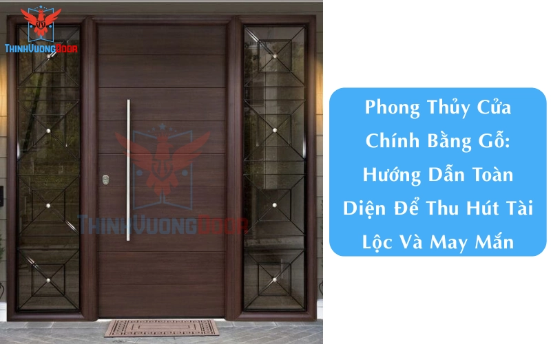 Phong Thủy Cửa Chính Bằng Gỗ: Hướng Dẫn Toàn Diện Để Thu Hút Tài Lộc Và May Mắn