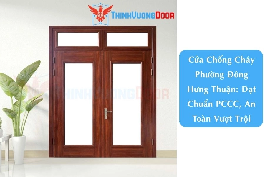 Cửa Chống Cháy Phường Đông Hưng Thuận: Đạt Chuẩn PCCC, An Toàn Vượt Trội