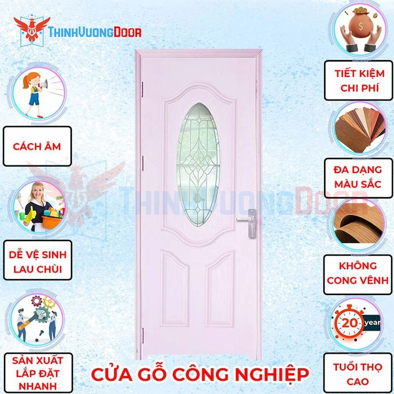 Cửa HDF 3AGO C4 Cửa HDF 3AGO C4