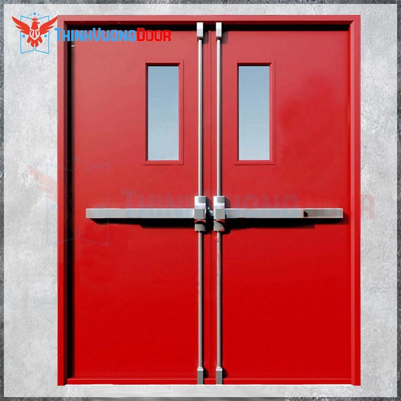 Cửa thép chống cháy 2 cánh