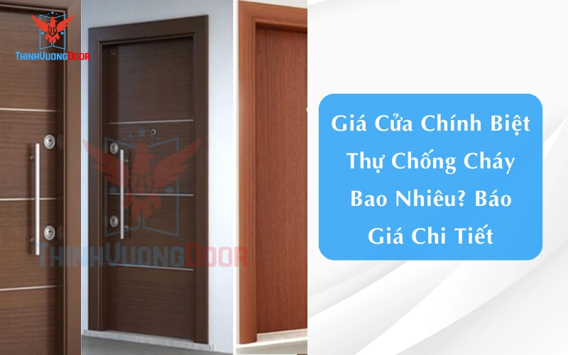 Giá Cửa Chính Biệt Thự Chống Cháy Bao Nhiêu? Báo Giá Chi Tiết