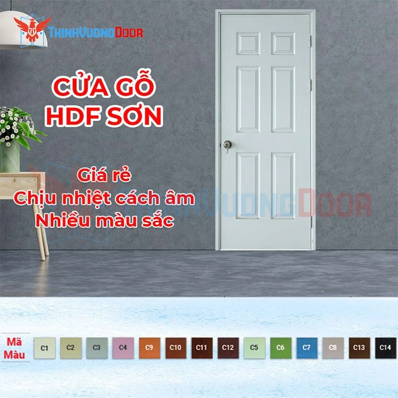 Cửa HDF​​​​​​​ 17 6A-C1