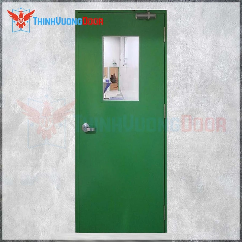Cửa thép chống cháy P1G1 thoát hiểm có khóa
