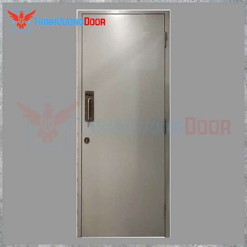 Cửa chống cháy thép P1 xám 1 Cửa chống cháy thép P1 xám 1