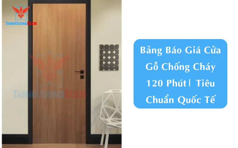 Bảng Báo Giá Cửa Gỗ Chống Cháy 120 Phút| Tiêu Chuẩn Quốc Tế